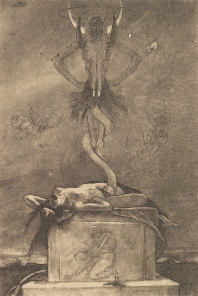 The Sacrifice, from The Satanic Ones, ca. 1882.