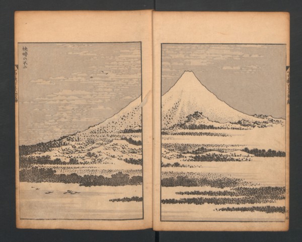 Mount Fuji of the Bamboo Grove, from One Hundred Views of Mount Fuji, 1835.