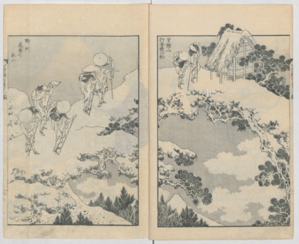 Fugaku Hyakkei, 1834-35.
