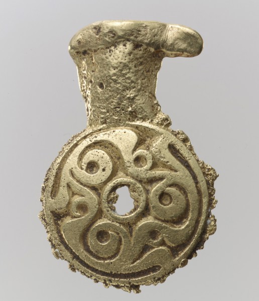 Gold Belt Mount (Miscast and Unfinished), Avar, 700s.