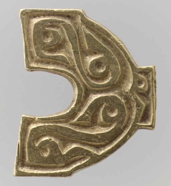 Gold Belt-Hole Guard, Avar, 700s.