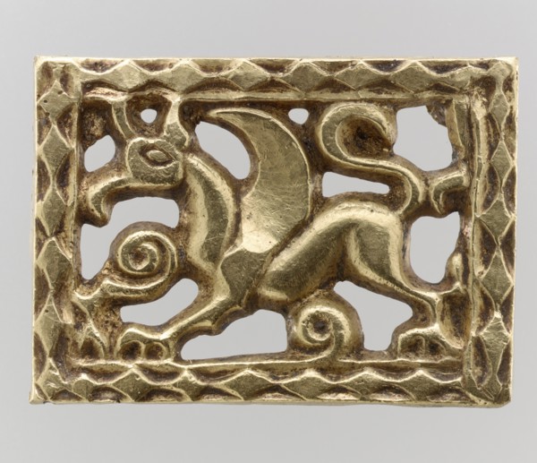 Gold Openwork Belt Mount, Avar, 700s.