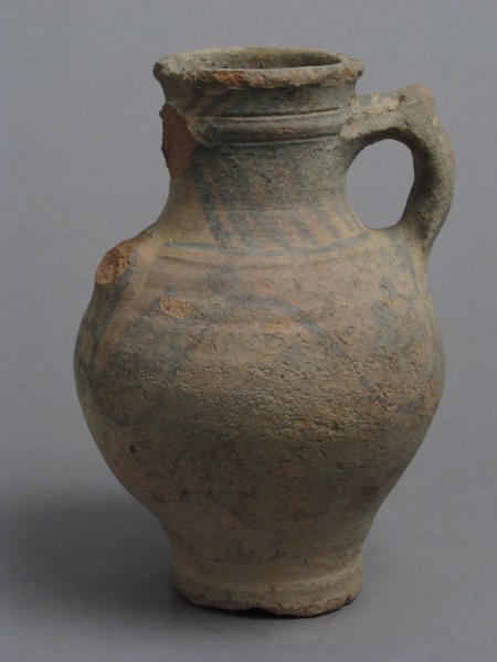 Jug with Grapevines, Coptic, 4th-7th century.