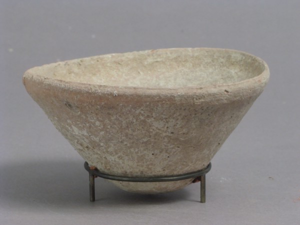 Footless Cup or Lid, Coptic, 4th-7th century.