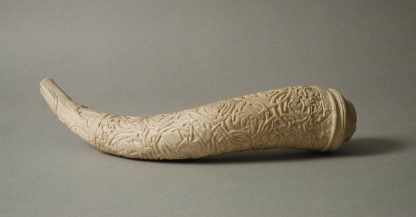 Drinking Horn, Danish, 19th century (original dated 15th century).