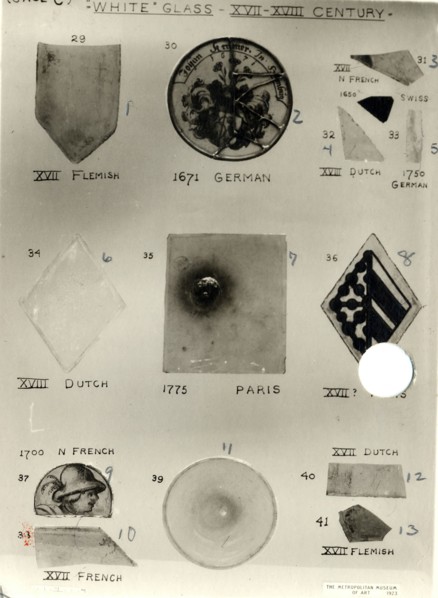 Glass Fragment, Dutch, 18th century.