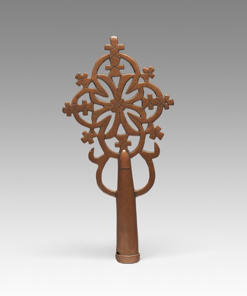 Processional Cross, Ethiopian, 13th-early 14th century.