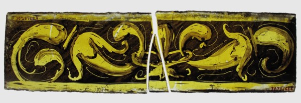 Glass Fragment, European, 16th century.