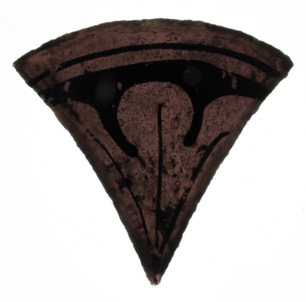 Glass Fragment, European, 14th century.