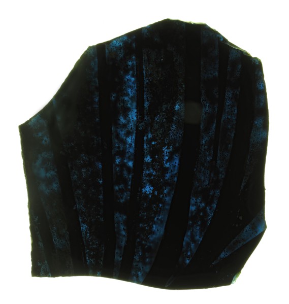 Glass Fragment, European, 14th-15th century.