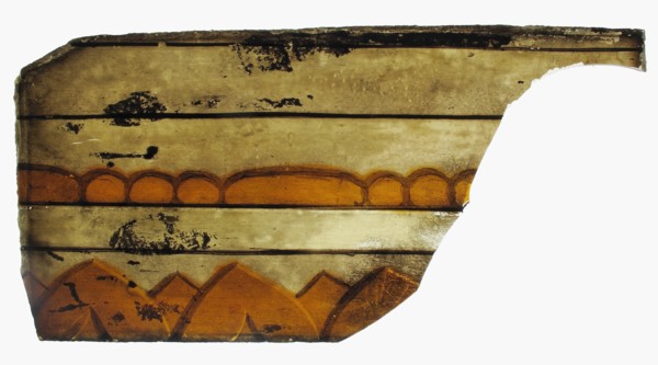 Glass Fragment, European, 15th-16th century.