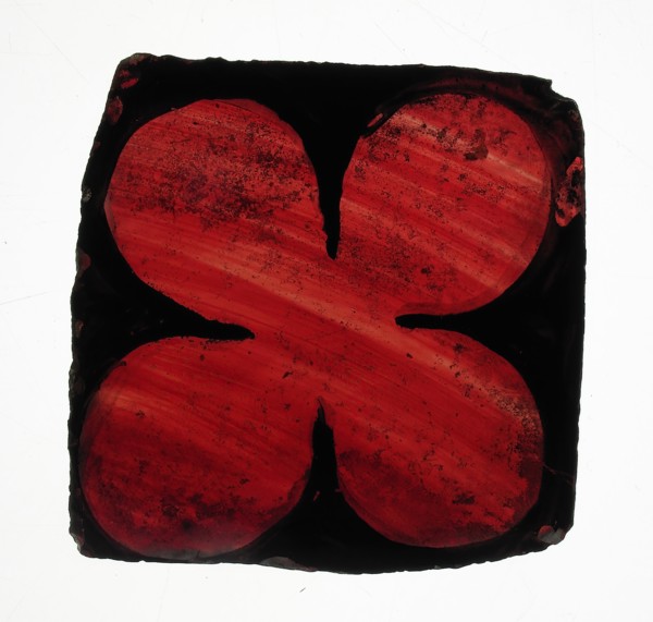 Glass Fragment, European, 14th century.