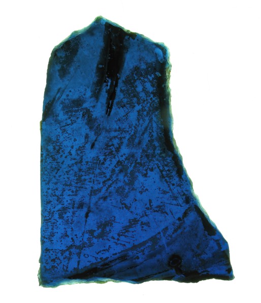 Glass Fragment, European, 14th-15th century.