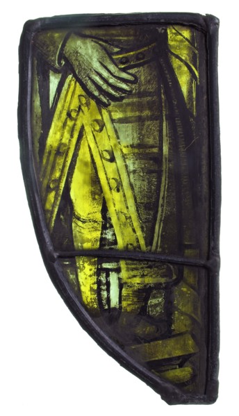 Glass Fragment, European, 15th-16th century.