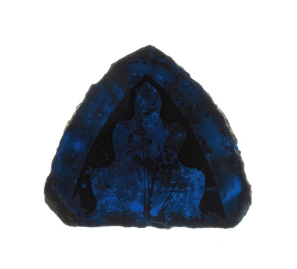 Glass Fragment, European, 13th-14th century.