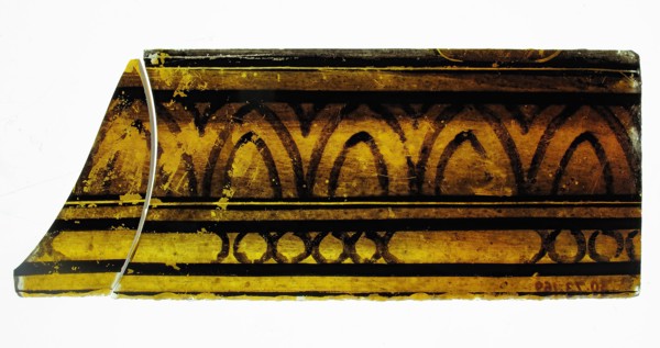 Glass Fragment, European, 15th century.