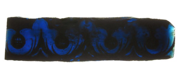 Glass Fragment, European, 13th century.