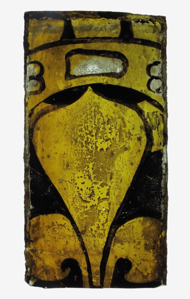 Glass Fragment, European, 14th century.