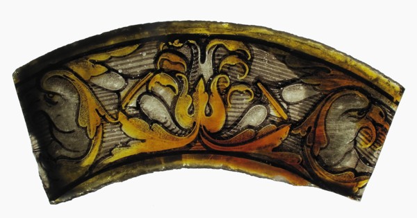 Glass Fragment, European, 16th century.