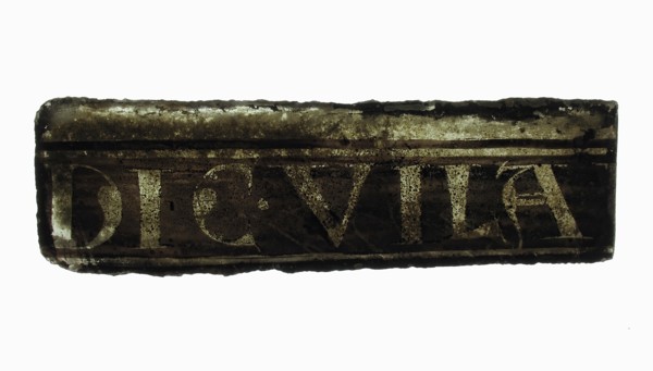 Glass Fragment, European, 15th century.