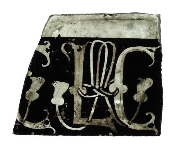 Glass Fragment, European, 15th century.