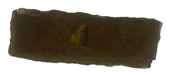 Glass Fragment, European, 13th-14th century.