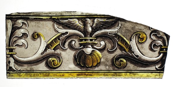 Glass Fragment, European, 16th century.