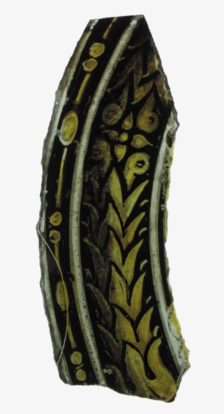Glass Fragment, European, 16th century.