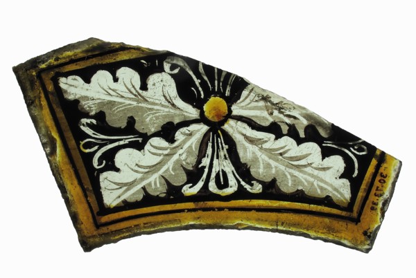 Glass Fragment, European, late 15th century.