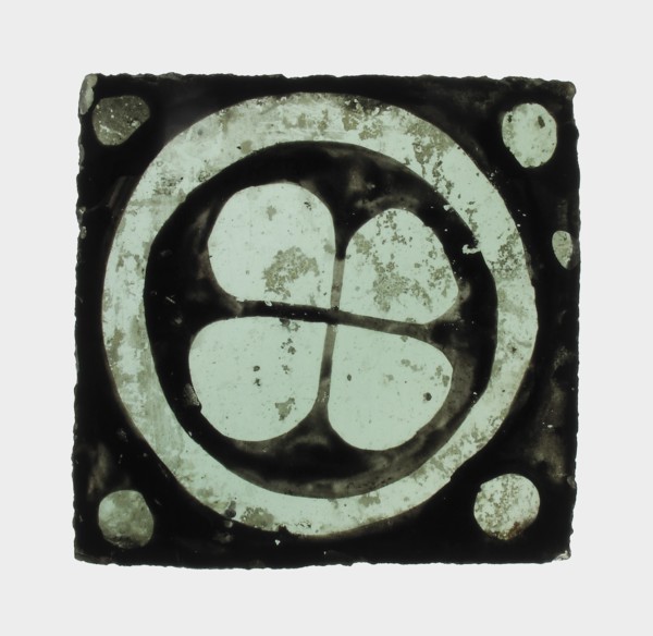 Glass Fragment, European, 14th-15th century.