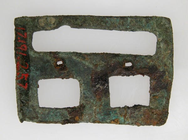 Flat Rectangular Plaque, Frankish, middle of 6th century.