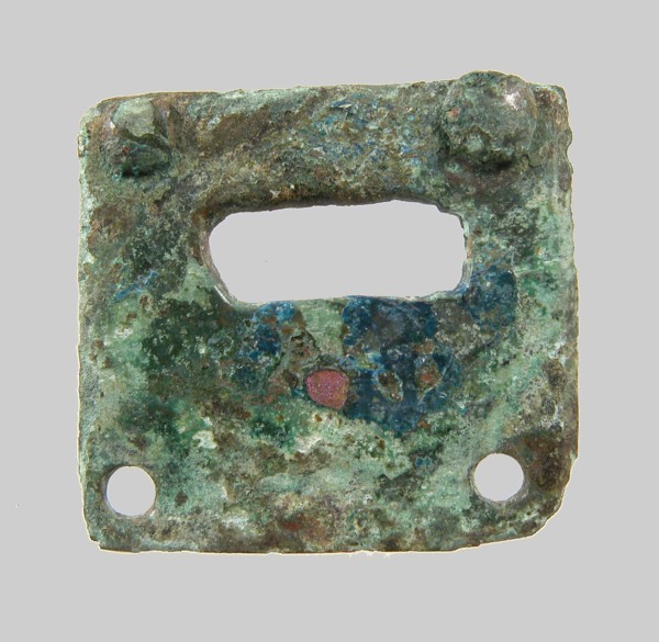 Plaque, Frankish, middle of 6th century.