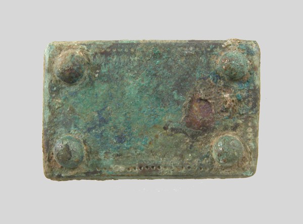 Rectangular Plaque, Frankish, middle of 6th century.