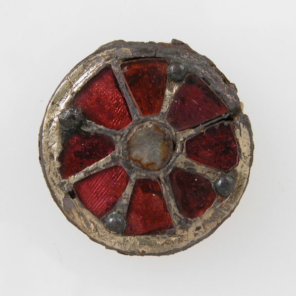 Disk Brooch, Frankish, 6th century.