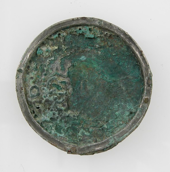 Bracteate, Frankish, 6th-7th century.
