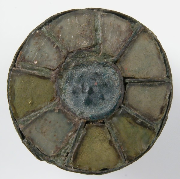 Disk Brooch, Frankish, 6th century.