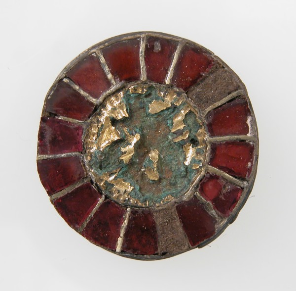 Disk Brooch, Frankish, 6th century.
