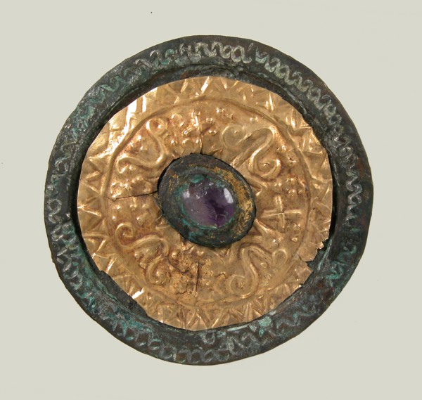 Disk Brooch, Frankish, ca. 550-650.