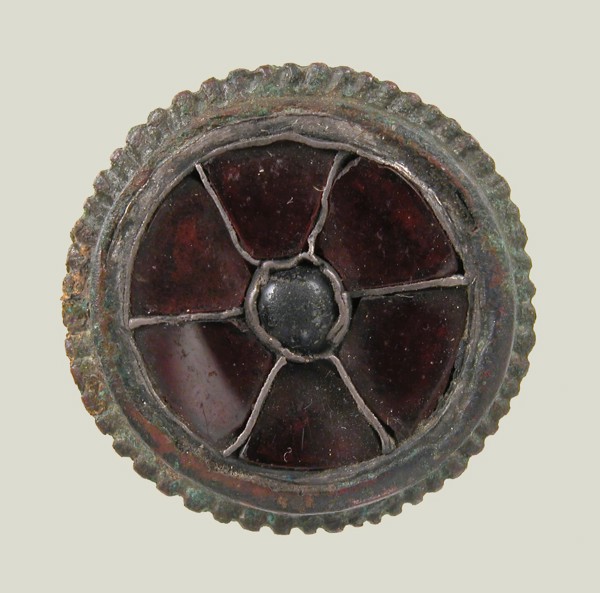 Disk Brooch, Frankish, 6th century.