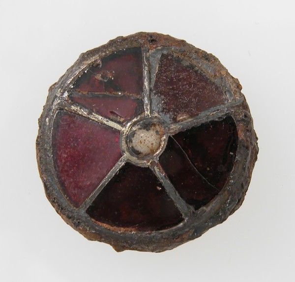 Disk Brooch, Frankish, 6th century.