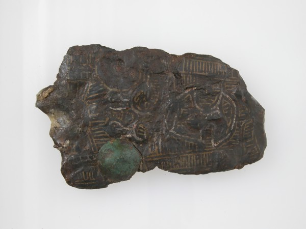 Belt Plate Fragment, Frankish, 4th-7th century.
