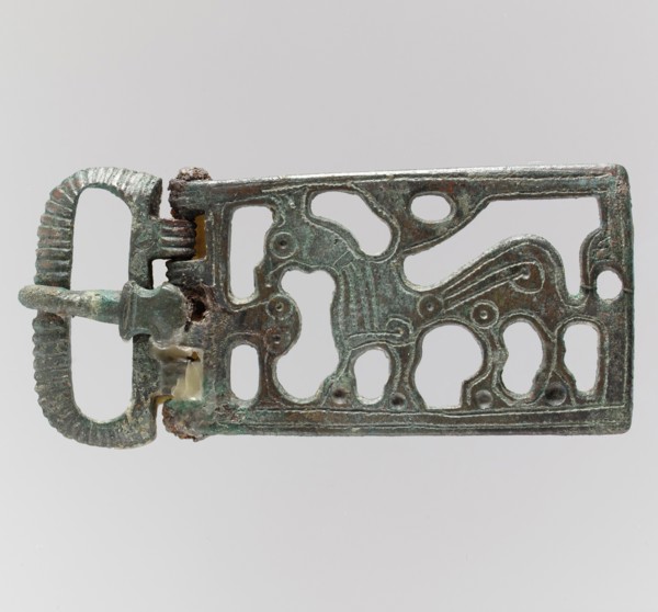 Belt Buckle with a Griffin, Frankish, second half 6th century.