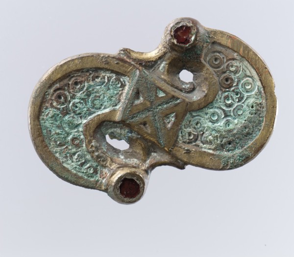 S-Shaped Brooch, Frankish, 6th century.