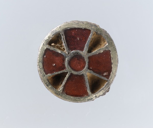 Disk Brooch, Frankish, 6th century.