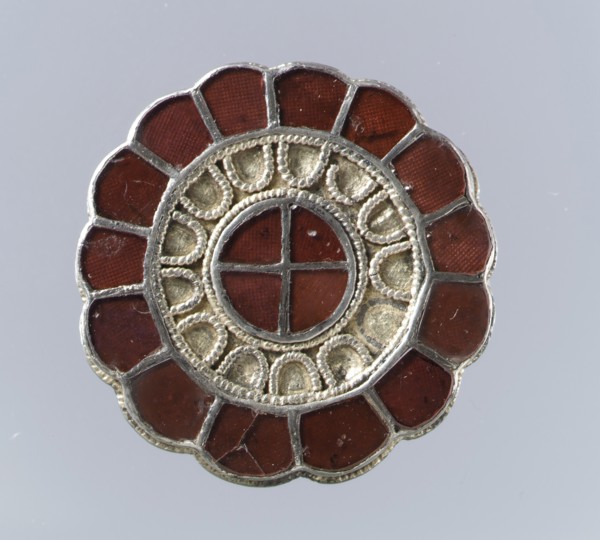 Rosette Brooch, Frankish, last quarter 6th century.