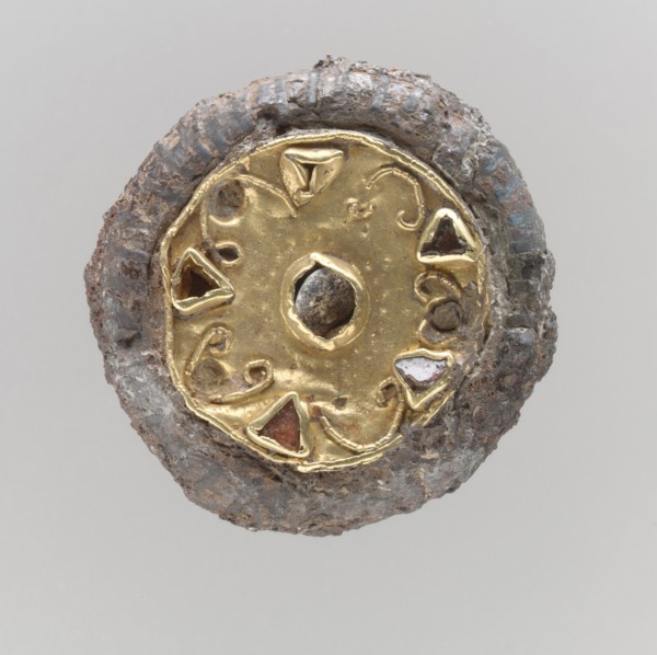 Disk Brooch, Frankish, ca. 550-650.