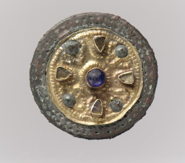 Disk Brooch, Frankish, ca. 550-650.