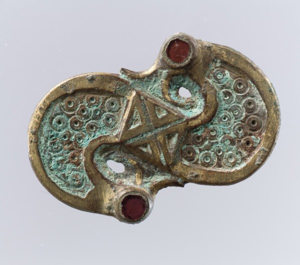 S-Shaped Brooch, Frankish, 6th century.