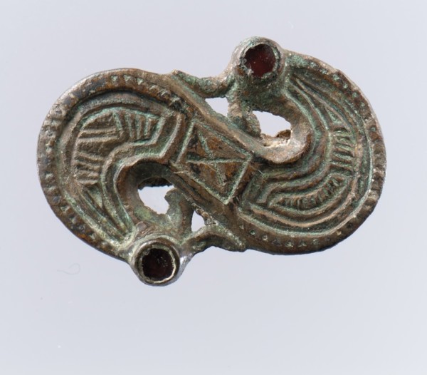 S-Shaped Brooch, Frankish, 7th century.