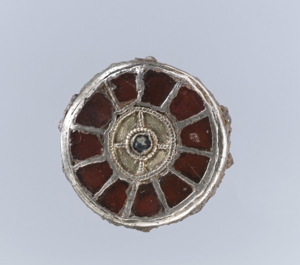 Disk Brooch, Frankish, 6th century.